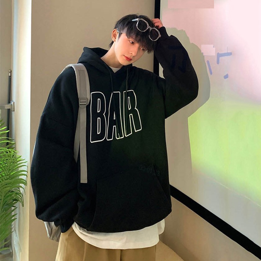 Áo Hoodie Form Rộng PHONG SHOP Bar Nỉ Bông Unisex Local Brand