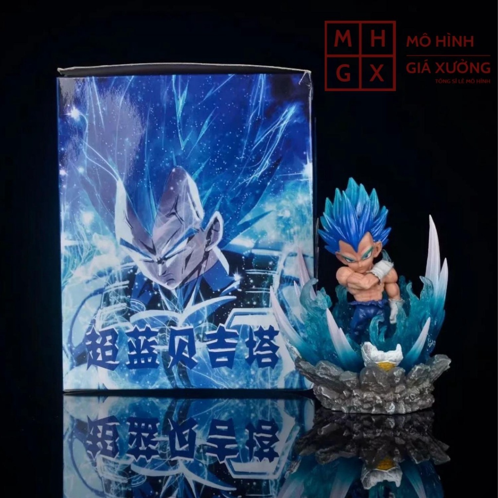 Mô hình Dragon Ball Vegeta Super Saiyan Có Đèn Led  - Cao 11cm mô hình figure 7 viên ngọc rồng giá xưởng