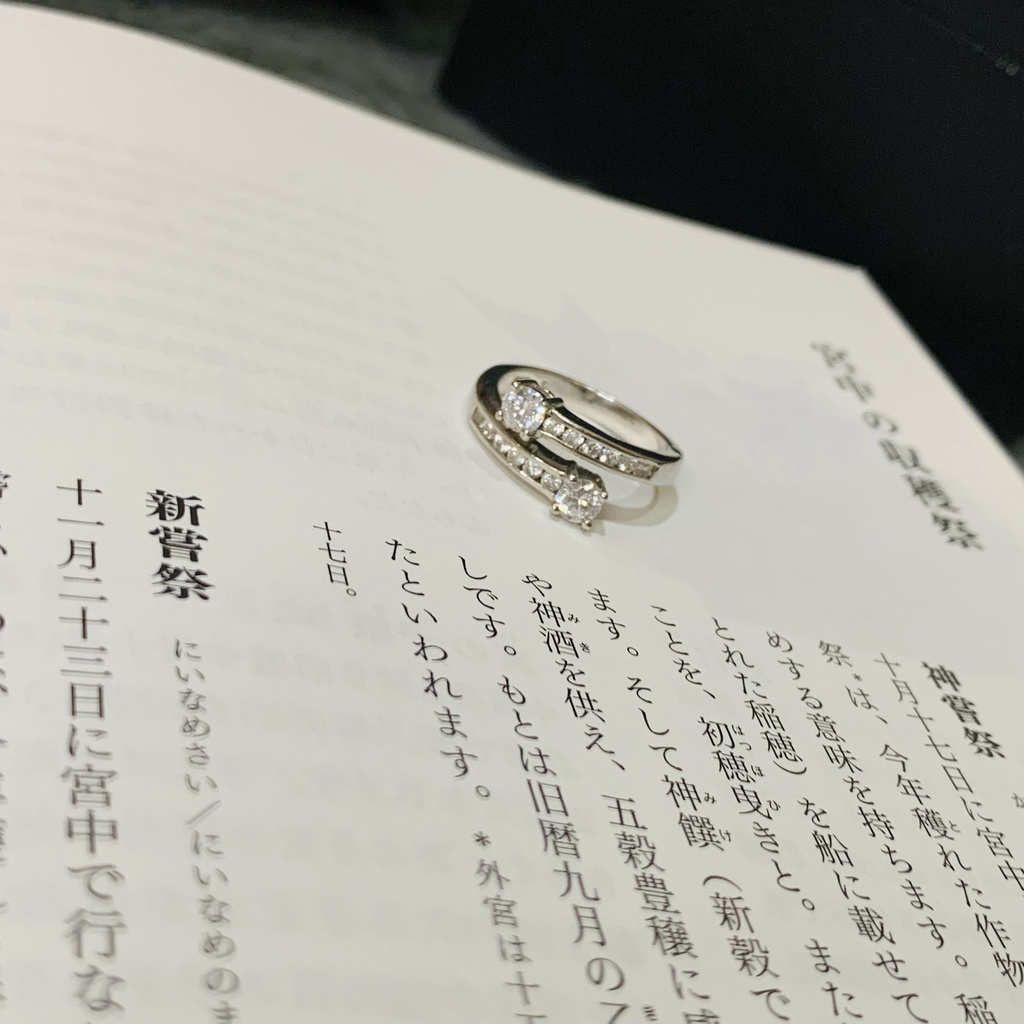 N18. Nhẫn bạc đ.á trắng sang trọng vintage | Độc lạ | Vintage Necklace|| Si Nhật | Japan | 2HAND | trang sức nhật bản