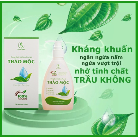 Dung Dịch Vệ Sinh Phụ Nữ Trầu Không Syndra 150ml