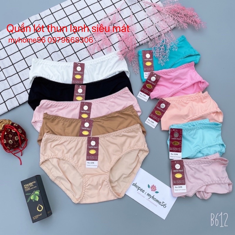 Quần lót thun lạnh siêu mát size L(48-60kg) 3298