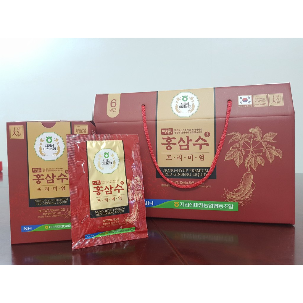 Nước Hồng Sâm NONGHYUP Quai Xách (30Gói x50ml)