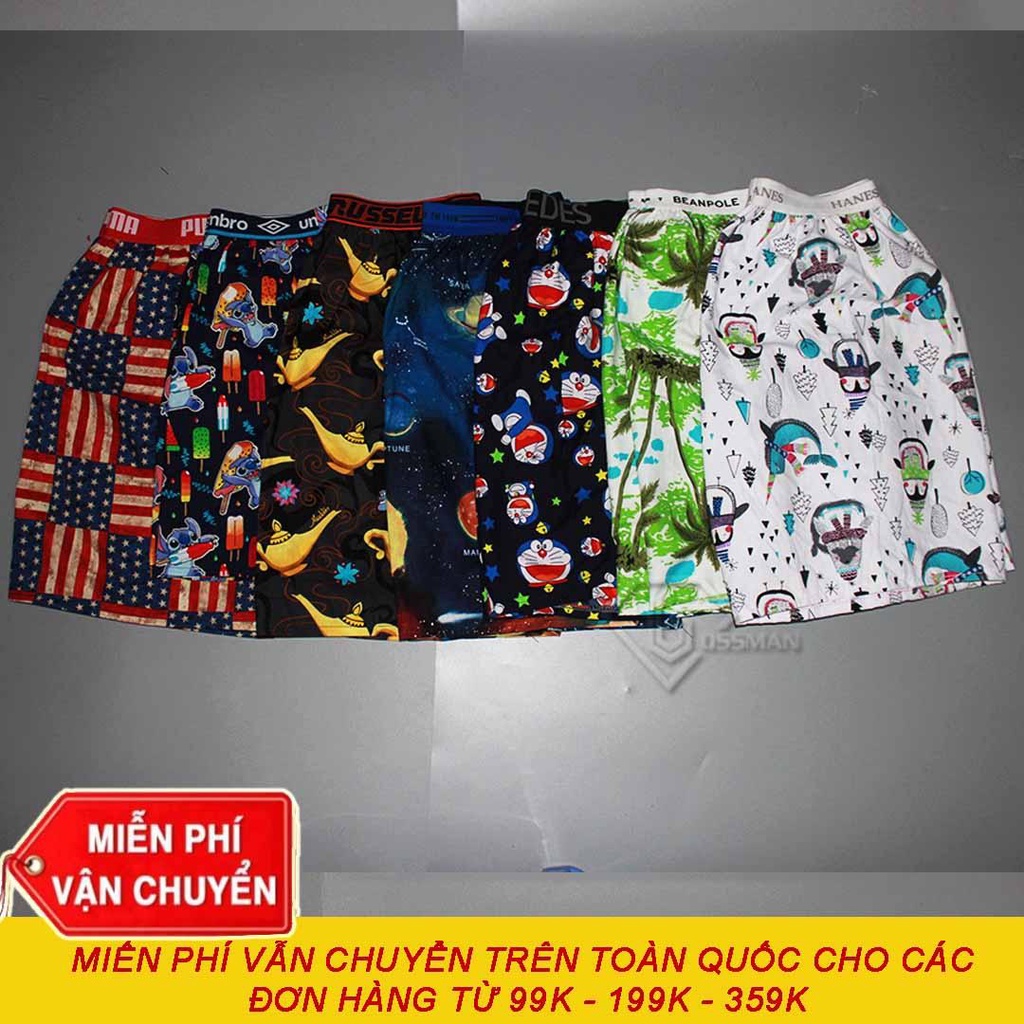 Quần Đùi Nam - Quần Ngủ Nam - Mặc nhà - Mẫu Họa tiết BM03