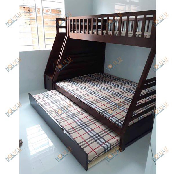 Giường 2 Tầng Belle Espirit Gỗ Tự Nhiên - Nâu - Tiết Kiệm Diện Tích - An Toàn Khi Sử Dụng
