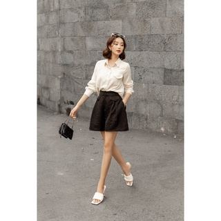 OLV - Áo sơ mi Beige Basic Chemise