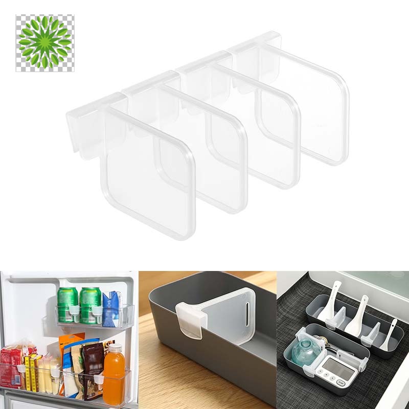 Set 4 Tấm Nhựa Trong Suốt Chia Ngăn Tủ Lạnh Tiện Lợi Pac CR1 4 Pac