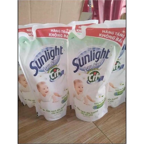 【HCM】Nước lau sàn Sunlight Chiết Xuất Chanh xả túi 700g