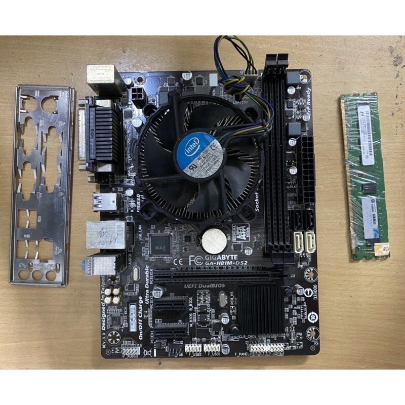 [COMBO] Main H81 mianh61 + Chip g1840+ 2Ram 2gb buss 1600 Tặng Fan CPU