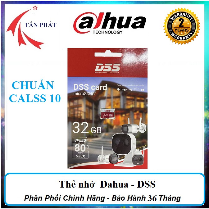 Thẻ Nhớ CLASS 10 32G 64G 128G DAHUA DSS Micro SD Chính Hãng - BẢO HÀNH CHÍNH HÃNG 24 THÁNG NETAC | BigBuy360 - bigbuy360.vn