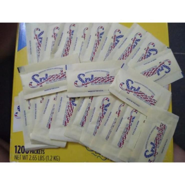 Đường ăn kiêng keto tiểu đường Splenda Mỹ DATE 2023 - 100 gói