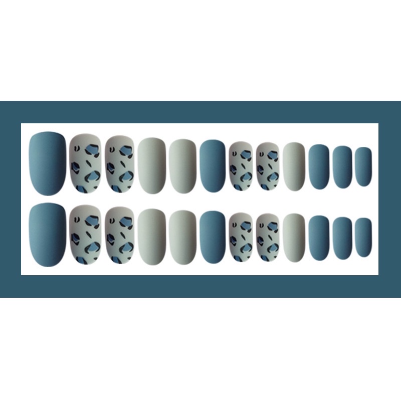 Bộ 24 móng giả D198 dáng dài ( Tặng kèm keo và dũa )