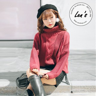 ÁO LEN CỔ LỌ VẶN THỪNG
