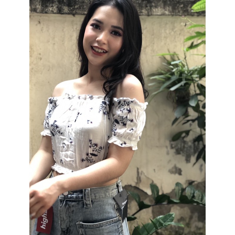 Áo crtop hoa Tingoan