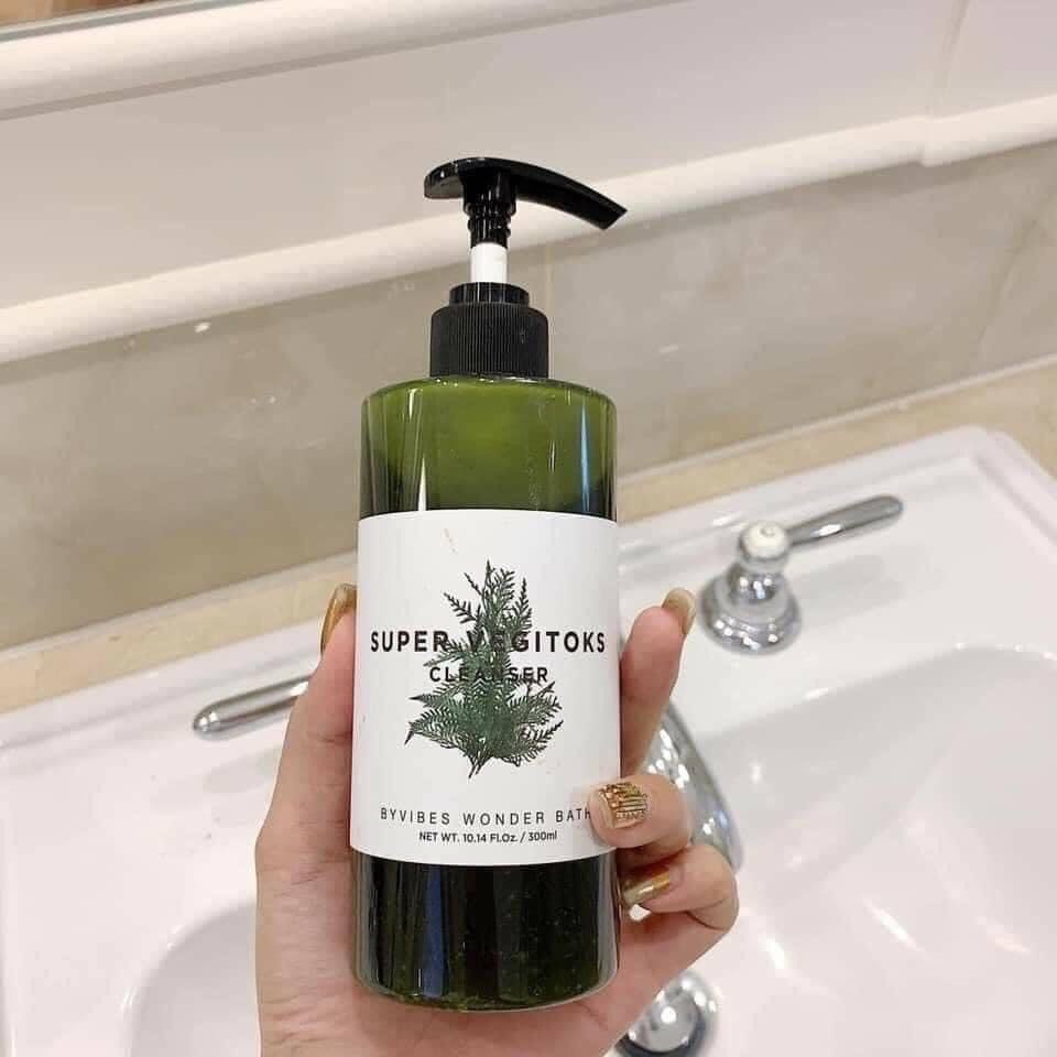 [MĨ PHẨM CHÍNH HÃNG] [SỮA RỬA MẶT] SỮA RỬA MẶT WONDER BATH SUPER VEGITOKS CLEANSER | BigBuy360 - bigbuy360.vn