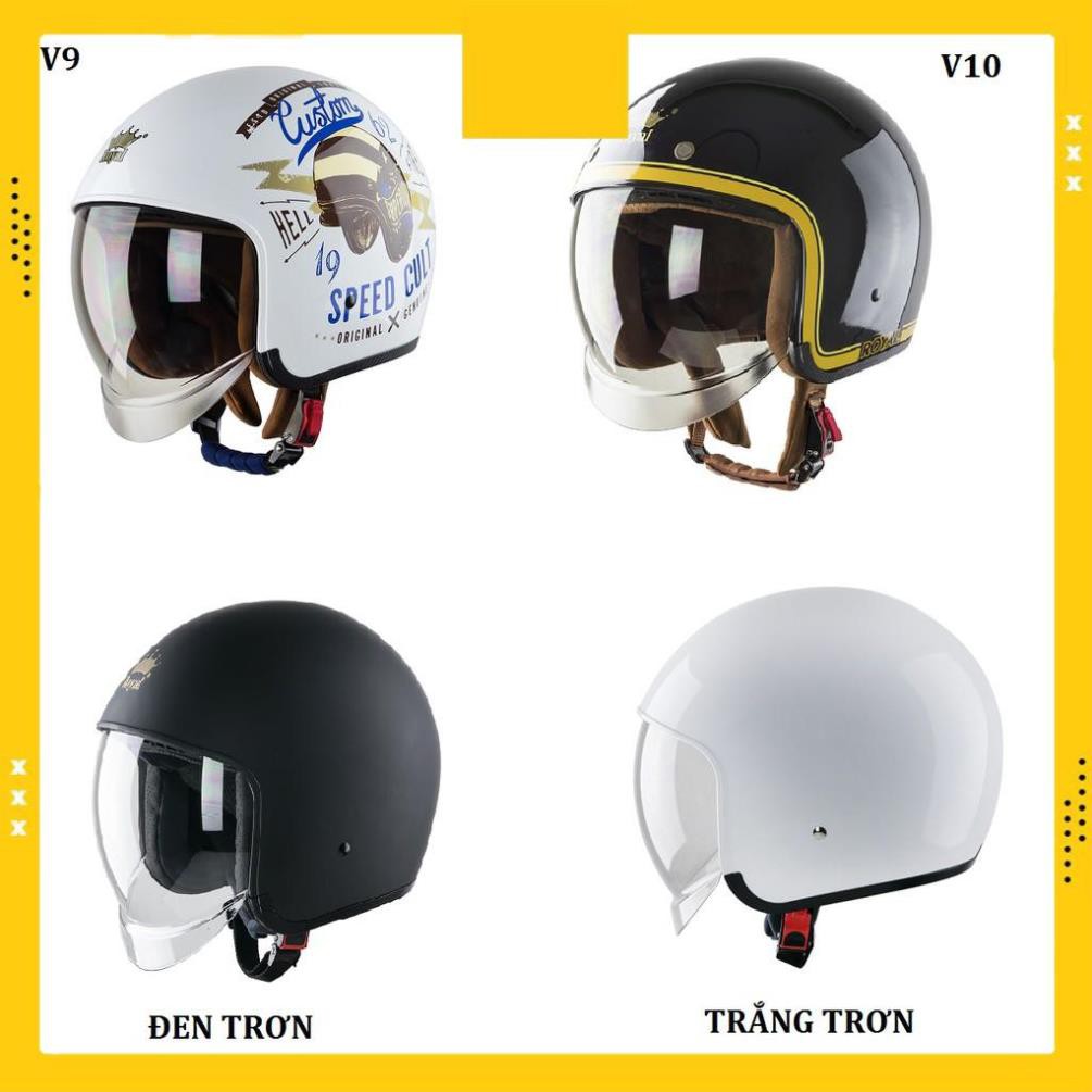 Mũ Bảo Hiểm Royal M139 Kính Âm Tiện Dụng - Bảo Hành Chính Hãng 12 Tháng