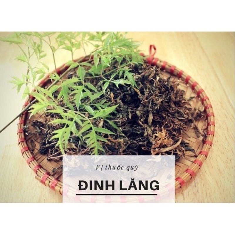 Lá đinh lăng khô 1 kg nguyên chât loại 1