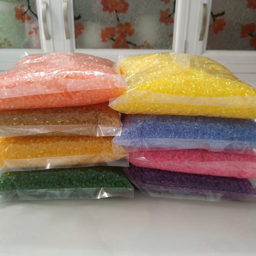500gr hạt nhựa hình thoi 5mm và 6mm - Nguyên liệu handmade gói lớn