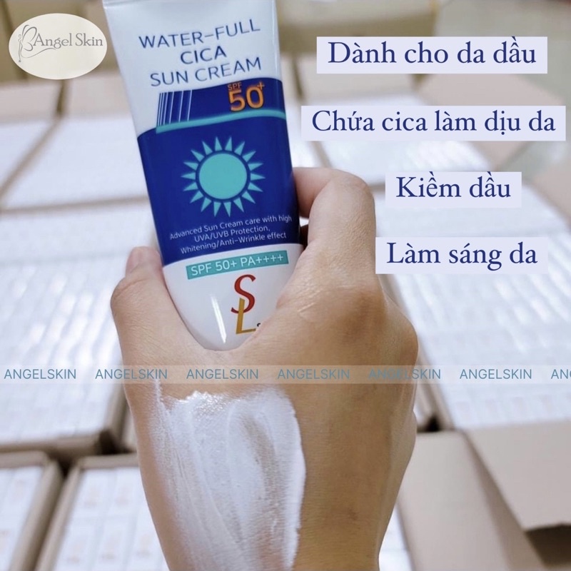 Kem chống nắng vật lý lai hoá học cho da nhạy cảm Smile Leader Sun Cream 60ml Hàn Quốc