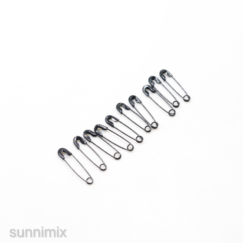 Set 1000 Ghim Cài Áo Mini 19mm Màu Đen Tiện Dụng