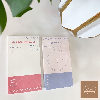 Tập giấy Note Today's Plan/ Draw My Day