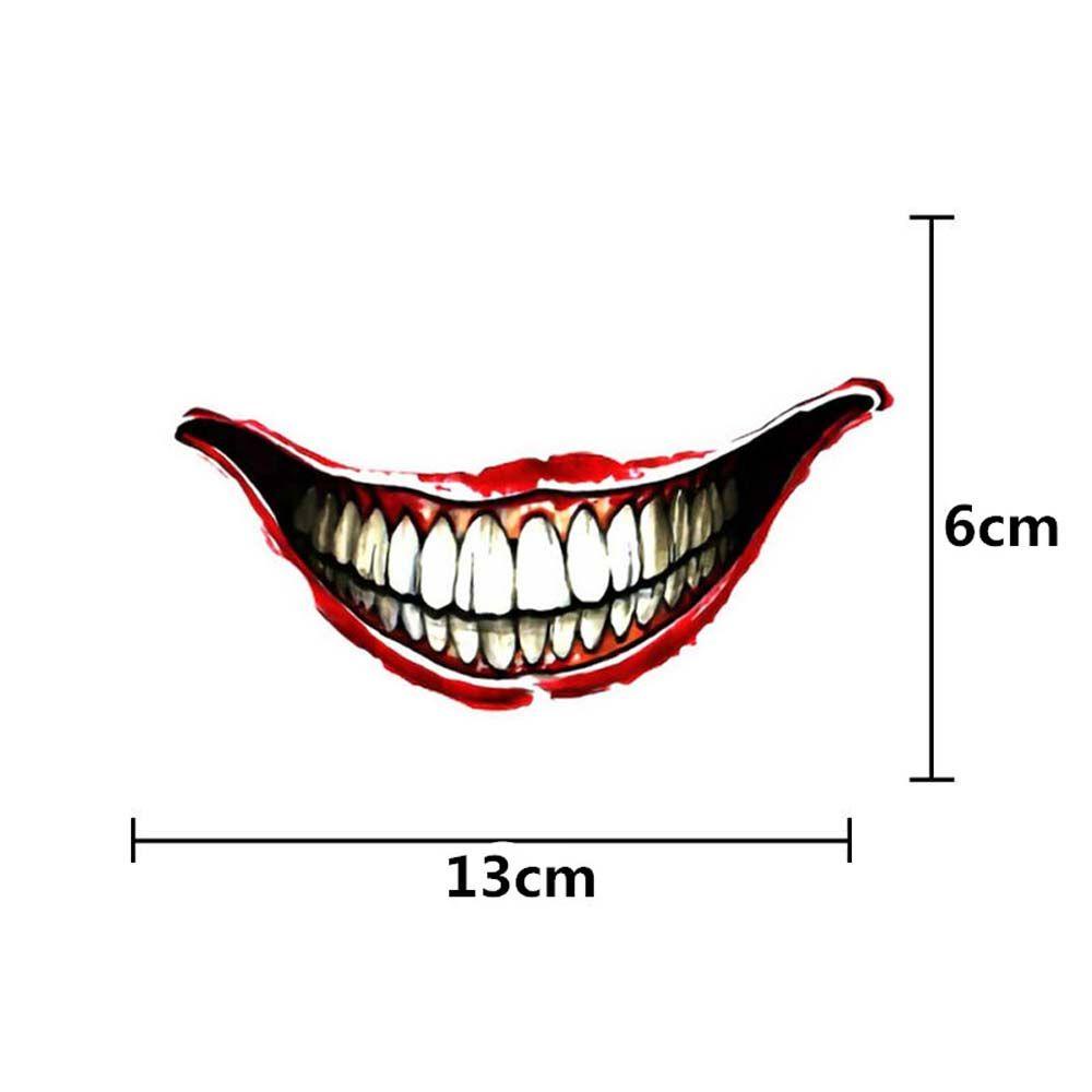 Nhãn Dán Trang Trí Xe Hơi / Xe Máy Bằng PVC Chống Thấm Nước In Hình Joker Graffit