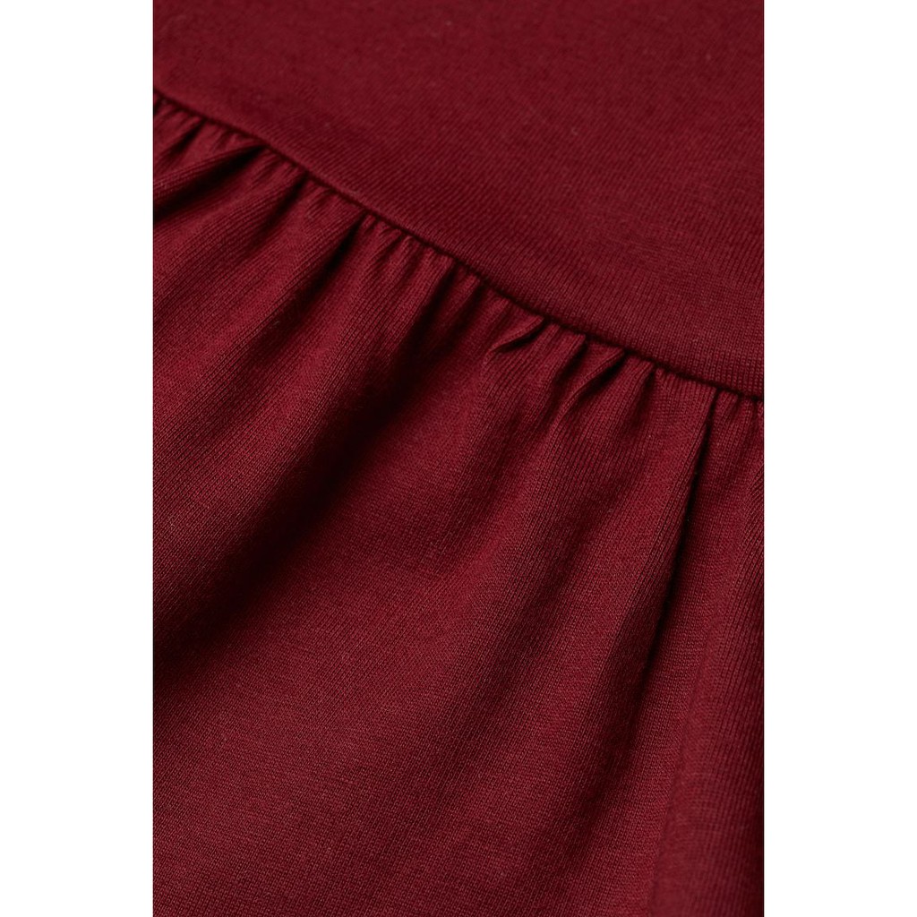 Váy dài tay đỏ đô HM H&amp;M _ hàng chính hãng Anh