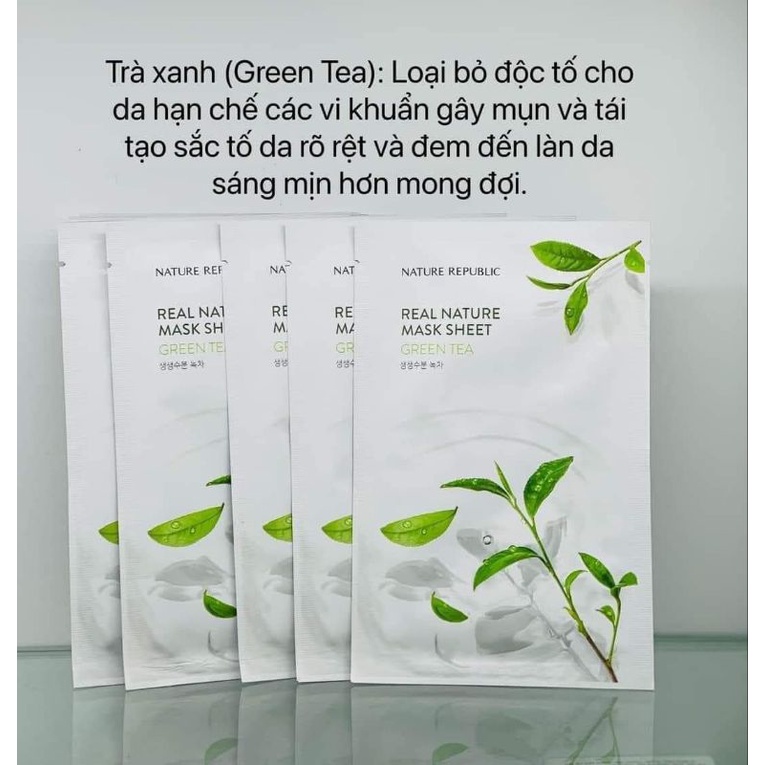 Mặt nạ trắng da Nature Republic mix ngẫu nhiên