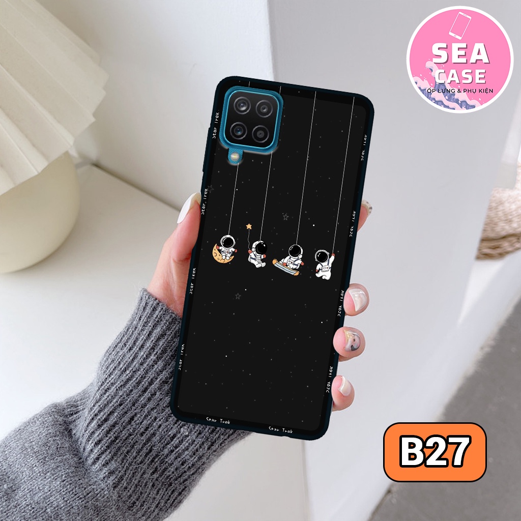 Ốp lưng Samsung A12 - M12 - A22 4G - M22, ốp nhựa chống trầy,chống va đập hình vũ trụ,hoạt hình,phi hành gia