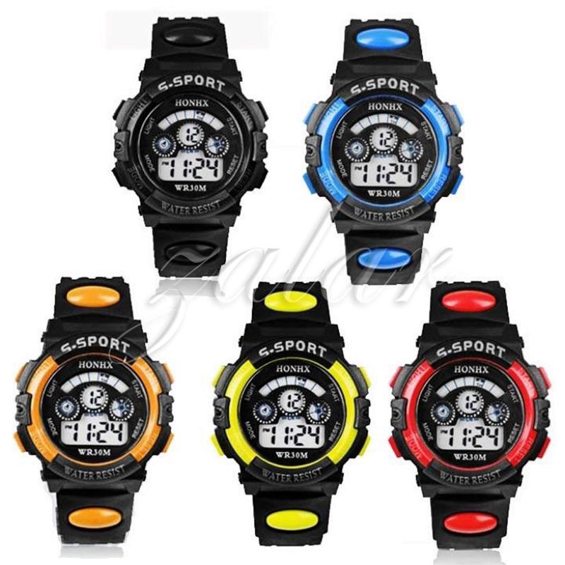 Children's Sports Watch Rubber Band Waterproof Multi-function Electronic Wrist Watch