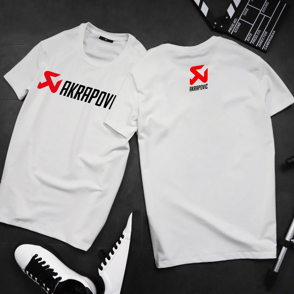 (SALE SỐC)Áo Thun Akrapovic Biker Cotton Cao Cấp