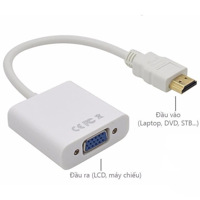 Dây cáp chuyển HDMI to VGA