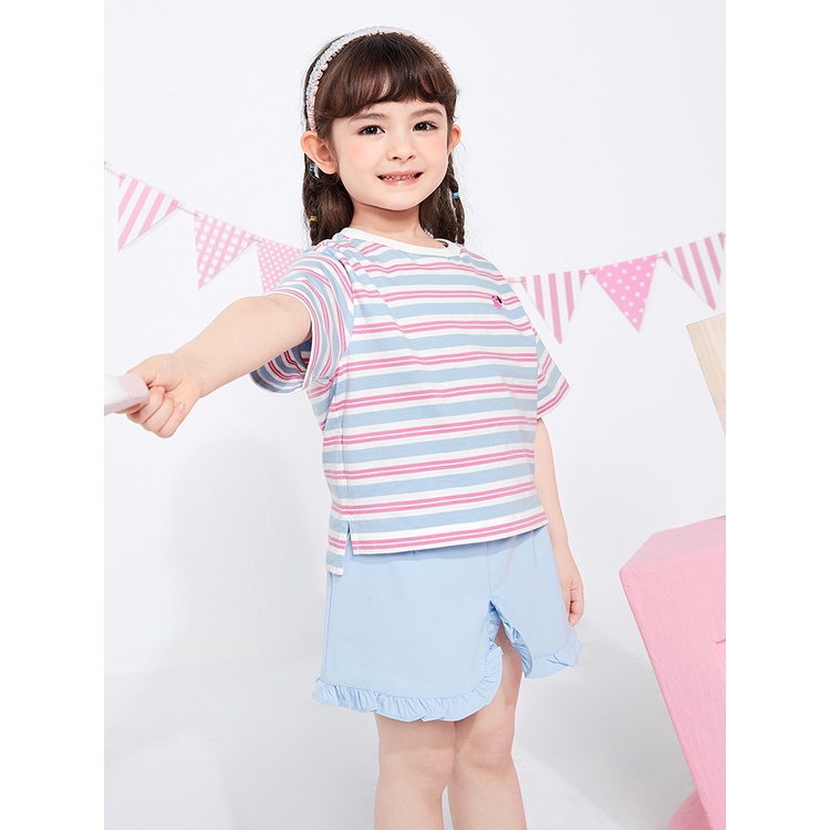 Áo thun kẻ sọc BALABALA - TODDLER dành cho bé gái 201222117018