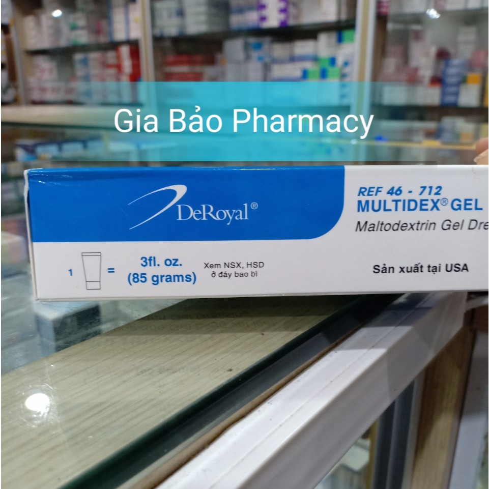 Gel bôi MULTIDEX GEL giúp nhanh làm lành vết thương