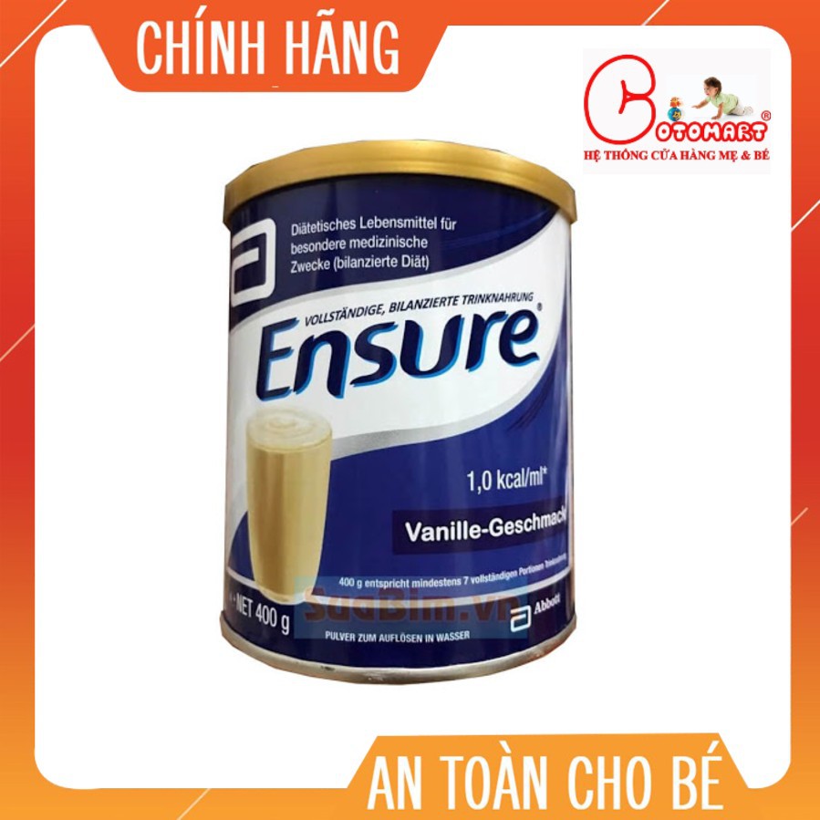 Sữa Ensure Đức 400g Nội Địa | Hàng Xách Tay Chính Hãng