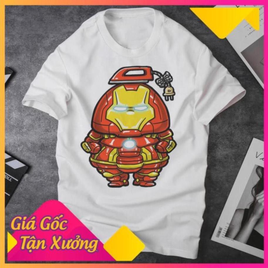 HOT- [ÁO THUN IN] Áo thun iron man chibi, iron man bụng phệ, iron mập - cực chất