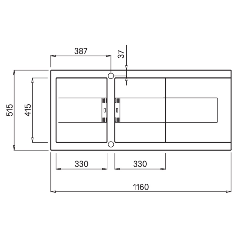 [FREESHIP HCM] Chậu Rửa Chén Malloca SMART K-500 - Chất Liệu Đá Granite