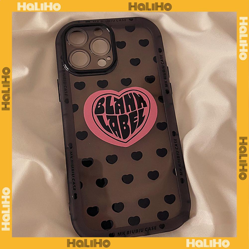 iPhone Case Silicone Soft Case Clear Case Fluorescent Color Airbag Shockproof Protection Camera Black Heart Compatible For iPhone 11 Pro Max 13 Pro Max 12 Pro Max 7Plus xr XS Max