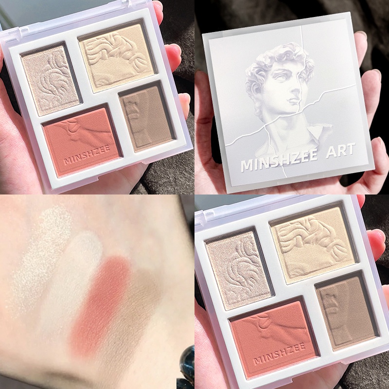 Phấn Bắt Sáng Minshzee Tông Lì Làm Sáng Da mỹ phẩm nội địa trung