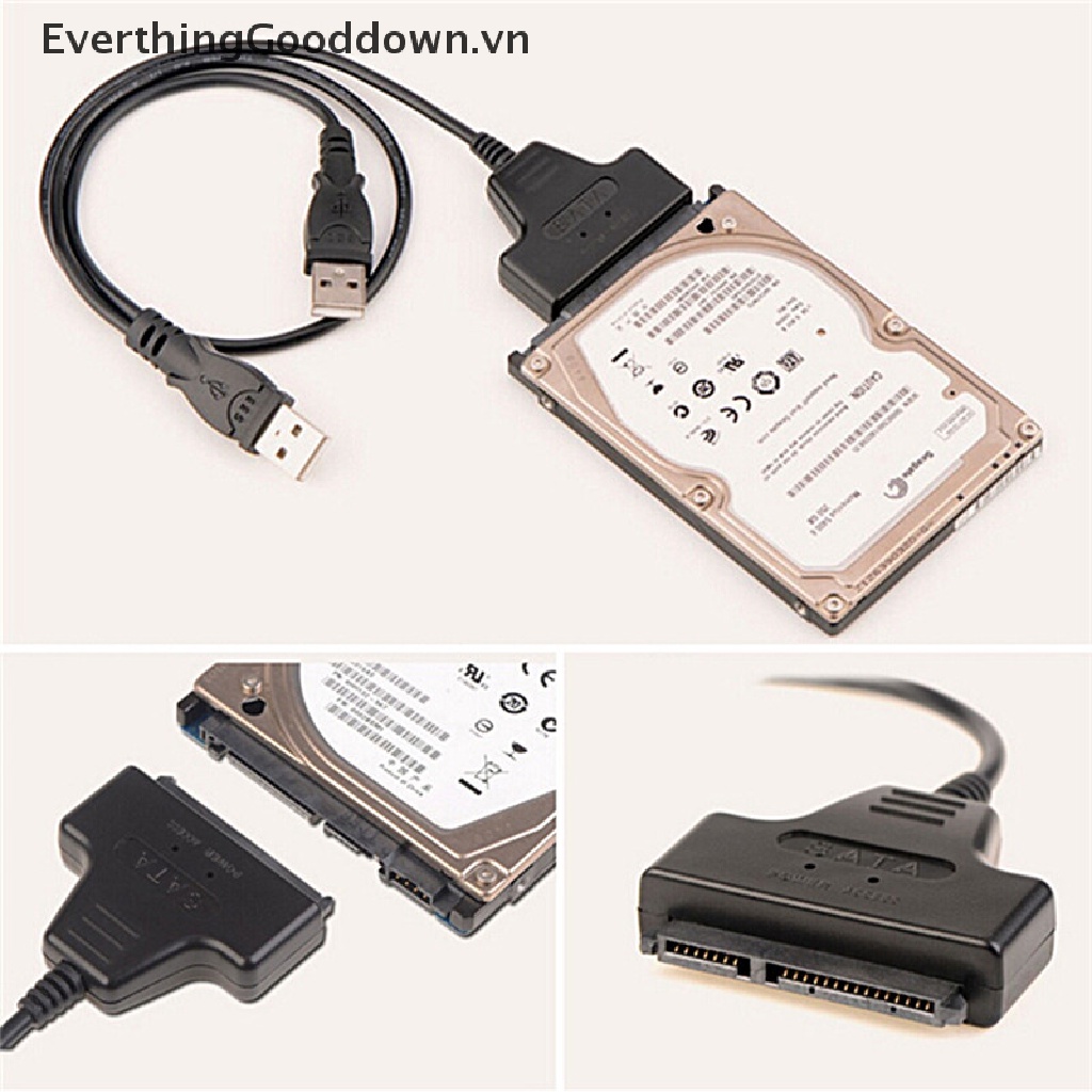 Cáp chuyển đổi USB 2.0 sang SATA cho ổ cứng HDD 2.5 SATA 2017