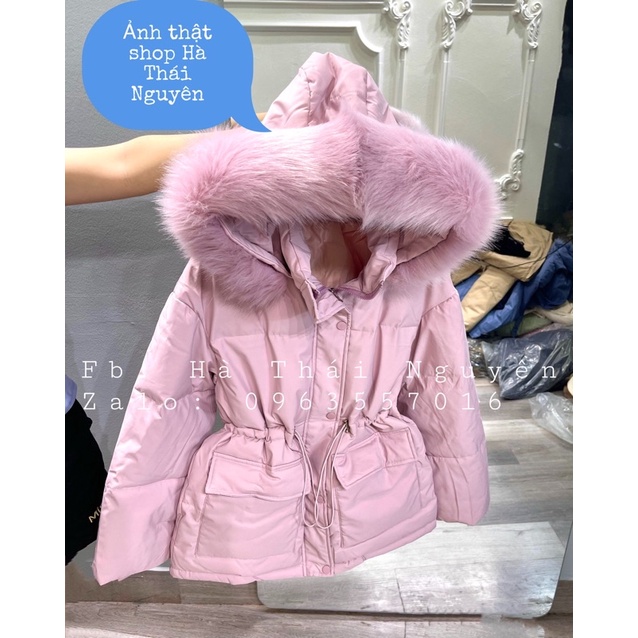 ÁO PHAO MŨ LÔNG QUẢNG CHÂU 4 MÀU | BigBuy360 - bigbuy360.vn