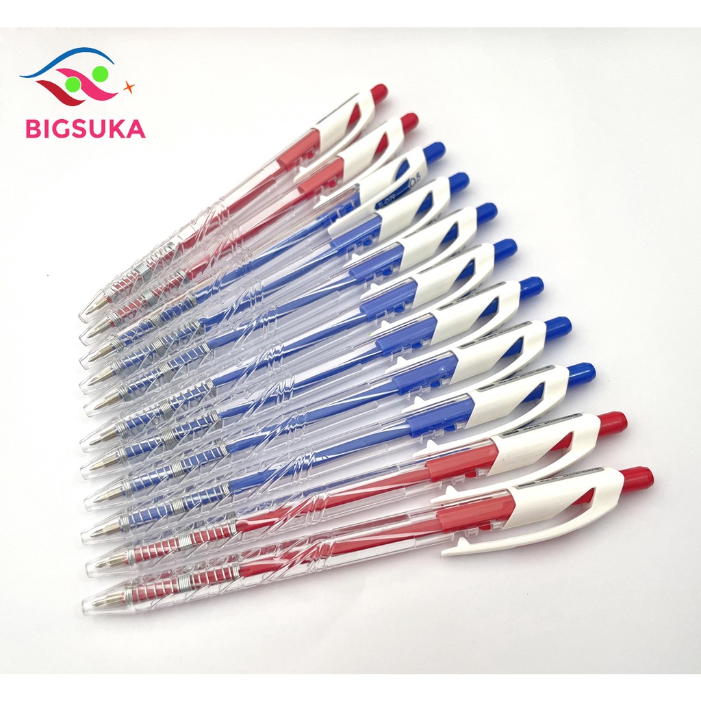 Bút bi thiên long xanh 079 đầu bút 0.5mm BIGSUKA