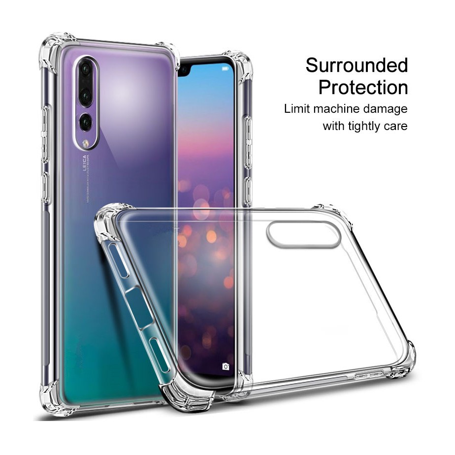 Ốp điện thoại mềm màu trong suốt cho Huawei Honor 10 9i 7A 7s 8X Max P20 Mate 20 Pro V10 Play Nova 3 3i 3e Lite