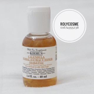 Toner hoa cúc Kielhs Calendula Herbal Extract Alcohol-Free 40ml