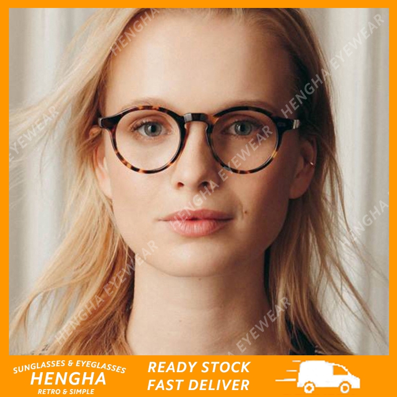 Kính mắt gọng tròn kim loại phong cách retro