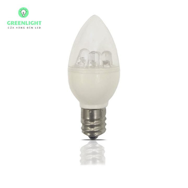 Bộ 6 Bóng Đèn LED Ớt Đổi màu 1W E12 Arolight, trang trí nhà cửa, thắp bàn thờ, Bảo hành chính hãng 12 tháng