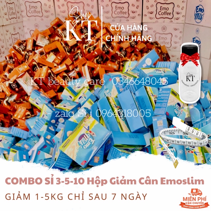 Sỉ 3-5-10 nhắn tin shop chọn vị [ Nước Ép EmoSlim Chính Hãng 100% ]  Freeship  Tặng kèm quà  giam can slim  emoslim