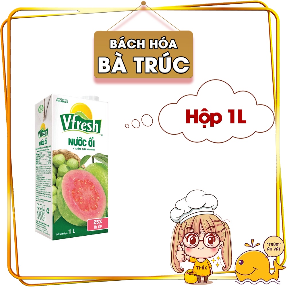 Nước ép Vfresh ổi hộp 1L