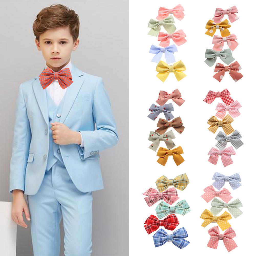 Bộ 5 Kẹp Tóc Hình Nơ Dễ Thương Ngọt Ngào