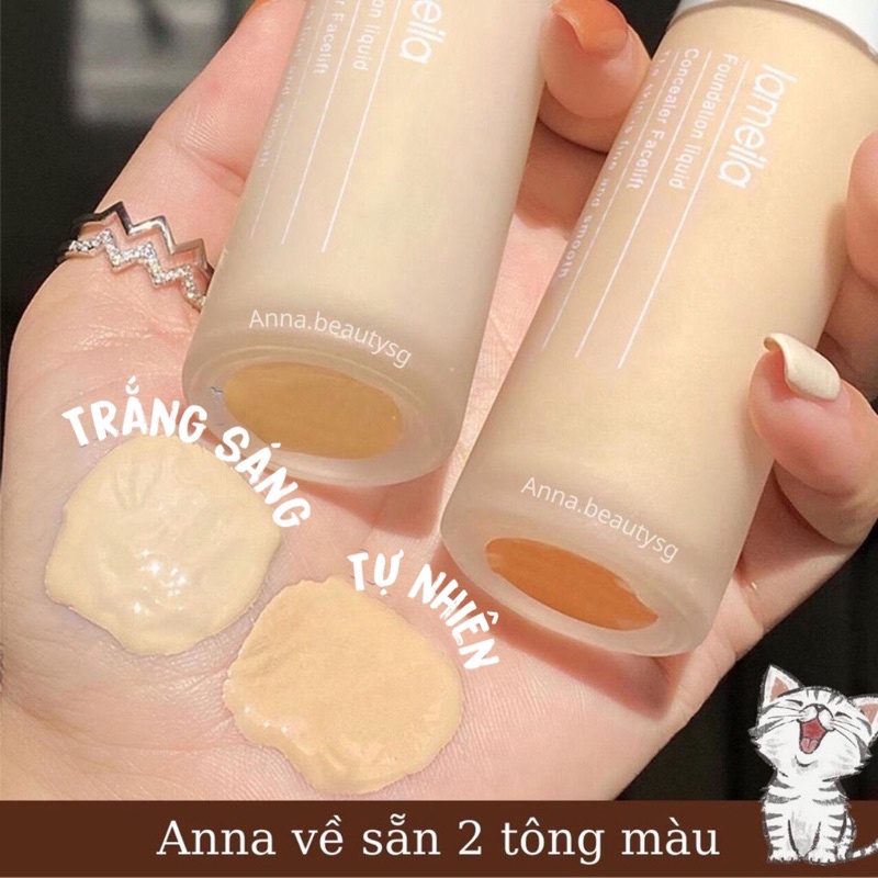 Kem nền Gella trang điểm che khuyết điểm kiềm dầu tốt đa năng MỎNG NHẸ