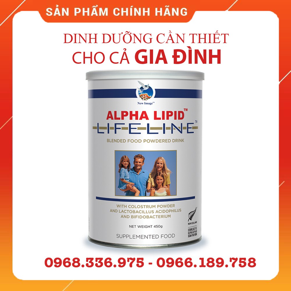 Sữa non Alpha Lipid Lifeline 450g, Sữa non NewZealand chính hãng - thực phẩm bảo vệ sức khỏe cho cả gia đình | BigBuy360 - bigbuy360.vn